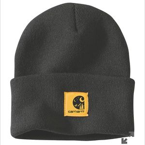 *** ISO!*** Carhartt knit cuffed outdoor patch beanie black